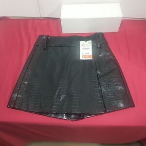 Zara High Waisted Club Shorts SZ Small New with Tags